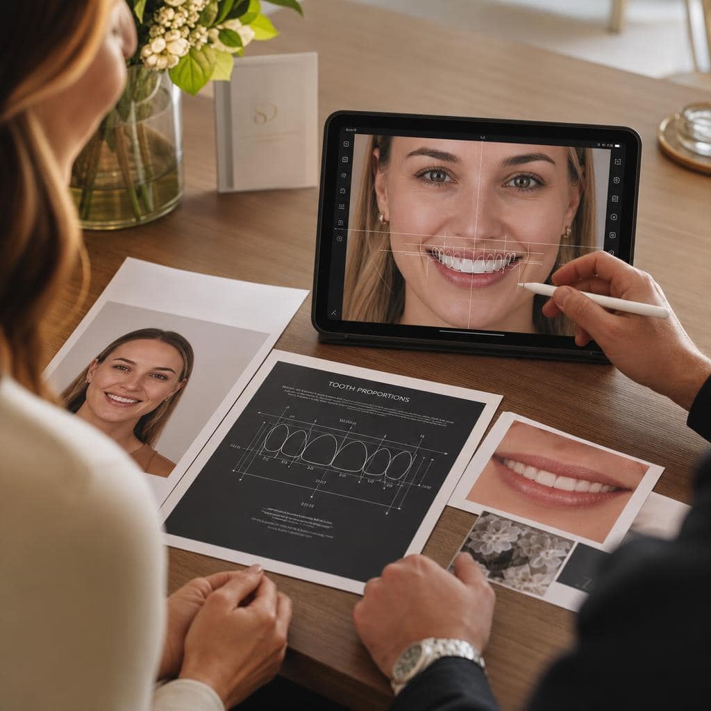 No-prep veneer smile design consultation with a cosmetic dentist in Encino